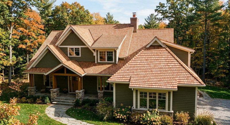Natural Wood Roof Installation in Alexandria, VA